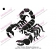 Black Scorpion Embroidery Design